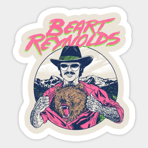 Beart Reynolds Sticker by Hillary White Rabbit